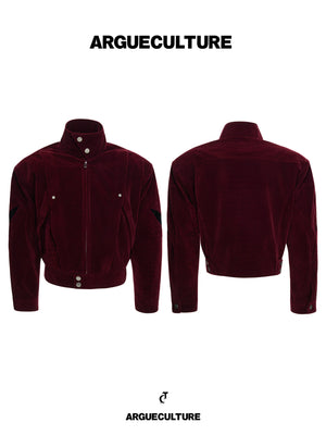 Textured Contrast Short Jacket | Avant-Garde Style - main image 2