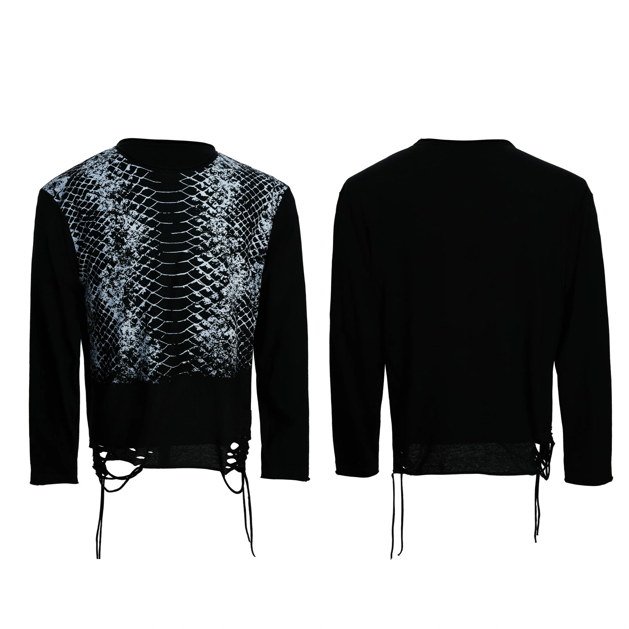 Gradient Python Print Long-Sleeve Tee | Avant-Garde - main image 2