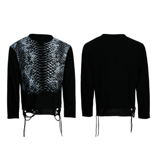 Gradient Python Print Long-Sleeve Tee | Avant-Garde - main image 2