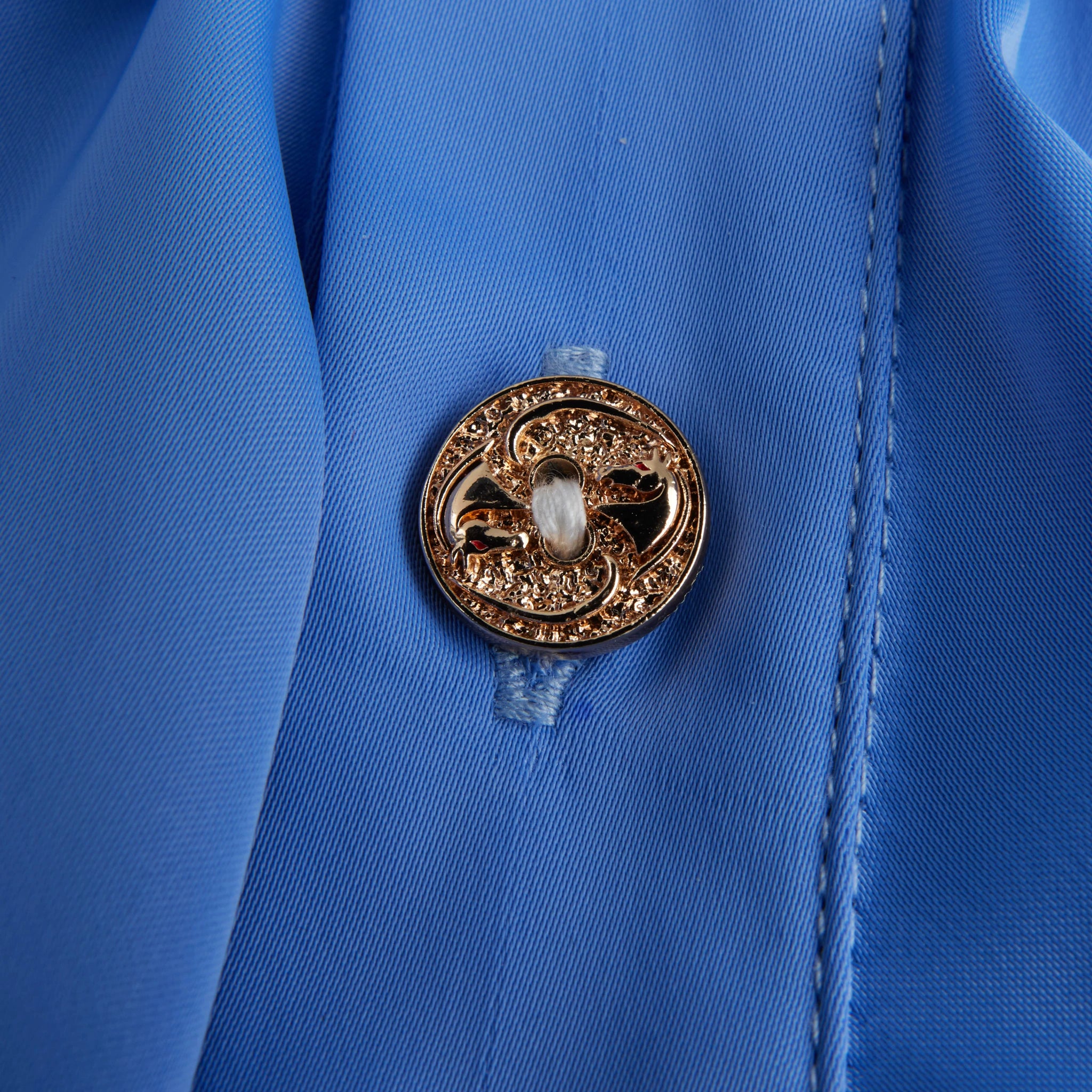 Court Ruffle Cotton-Spandex Button-Front Shirt - main image 5