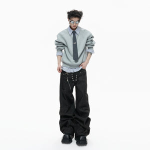 Striped Mock Two-Piece Polo Sweatshirt | Relaxed Fit - main image 3