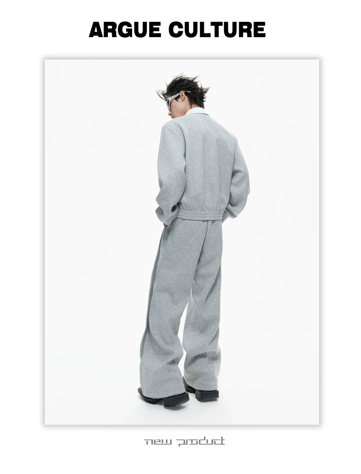 Layered V-Neck Cardigan Top and Pants Co-Ord - description image 9
