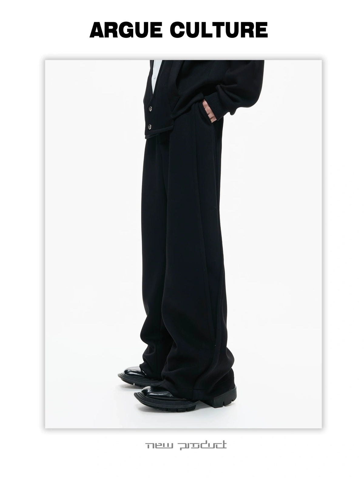 Layered V-Neck Cardigan Top and Pants Co-Ord - description image 17