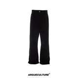 Layered V-Neck Cardigan Top and Pants Co-Ord - Black Pants