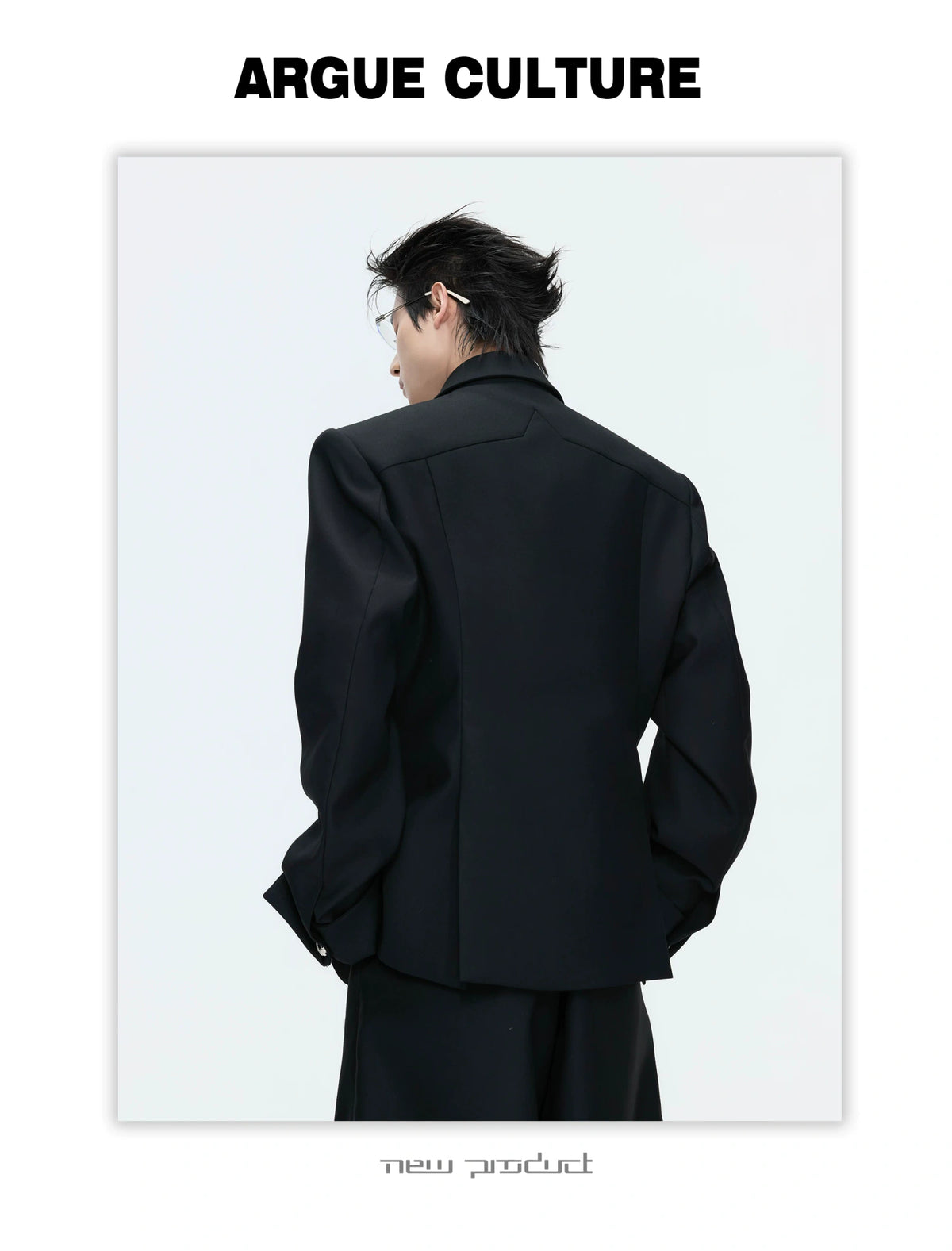 Metal-Detail Wide-Lapel Suit Separates | Avant-Garde - description image 11