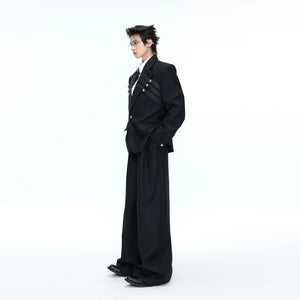 Metal-Detail Wide-Lapel Suit Separates | Avant-Garde - main image 2