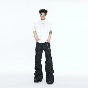 Rivet-Detail Boxy T-Shirt | Unisex Avant-Garde Style - main image 5