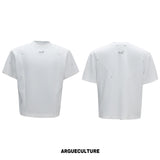 Rivet-Detail Boxy T-Shirt | Unisex Avant-Garde Style - White Top
