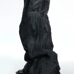 Black Waxed Rivet Straight-Leg Jeans | Argue Culture - main image 4