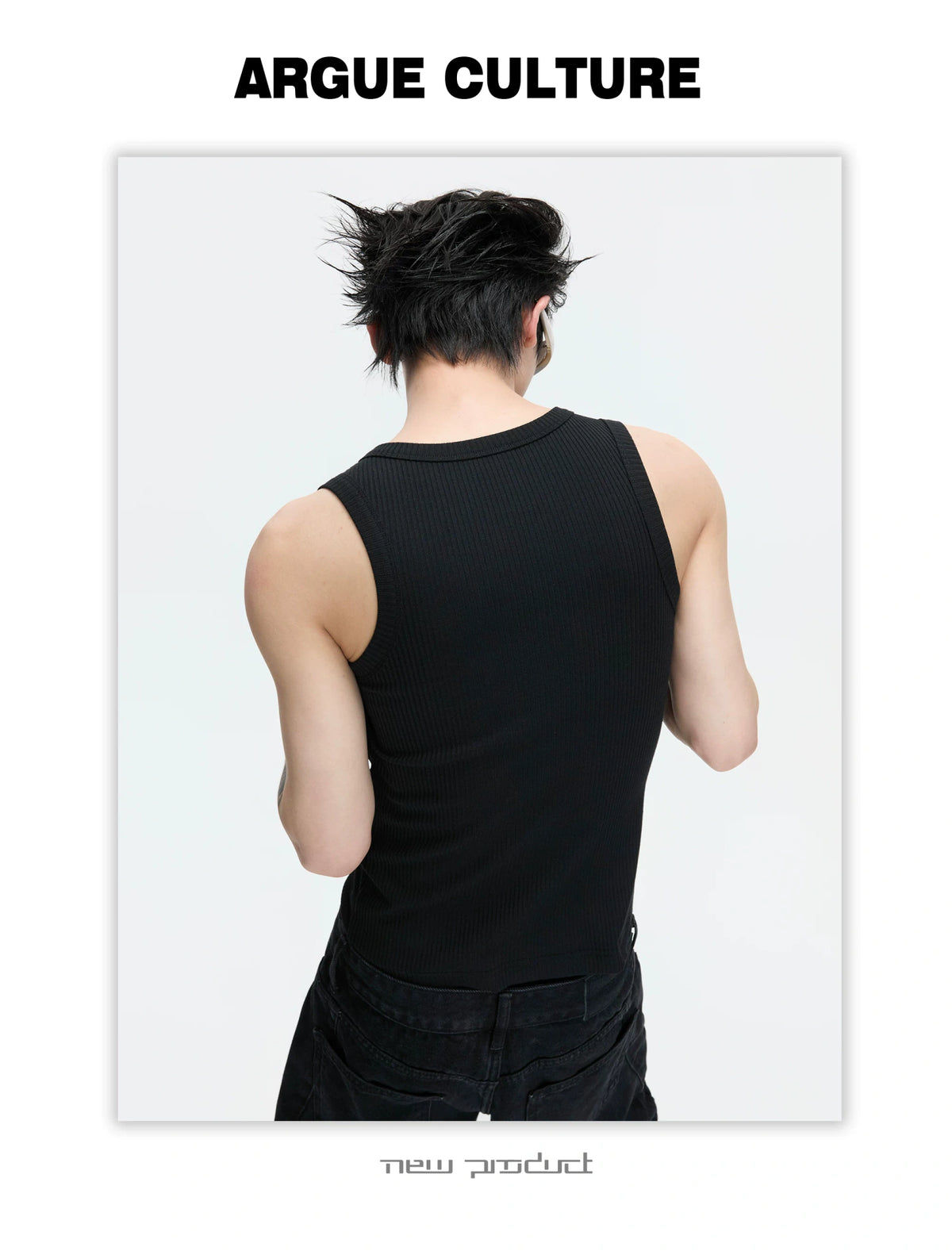Faux-Layer Ribbed Tank with Metal Hardware - description image 8
