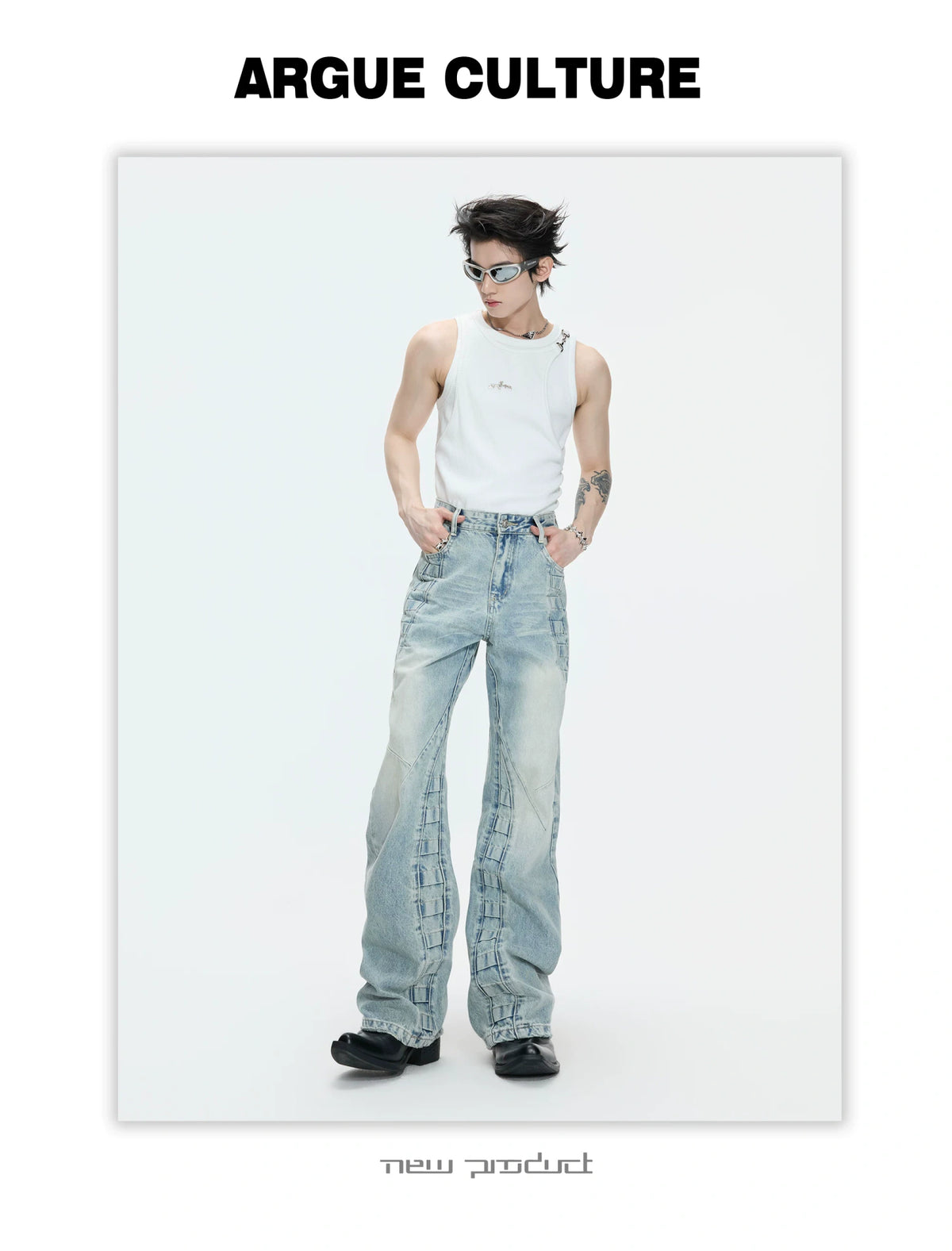 Faux-Layer Ribbed Tank with Metal Hardware - description image 16