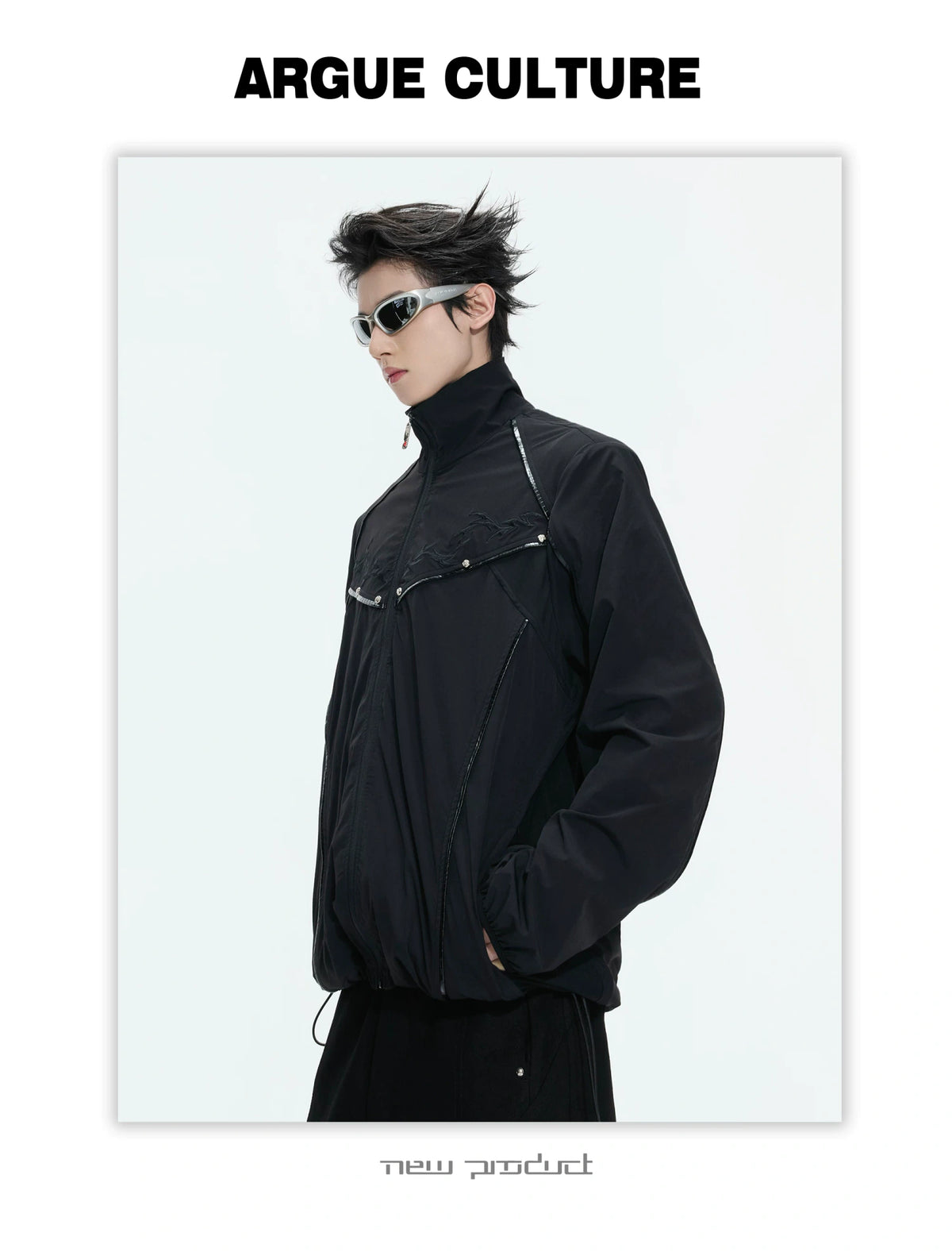 UPF 50+ Embroidered Stand-Collar Sun Jacket - description image 5