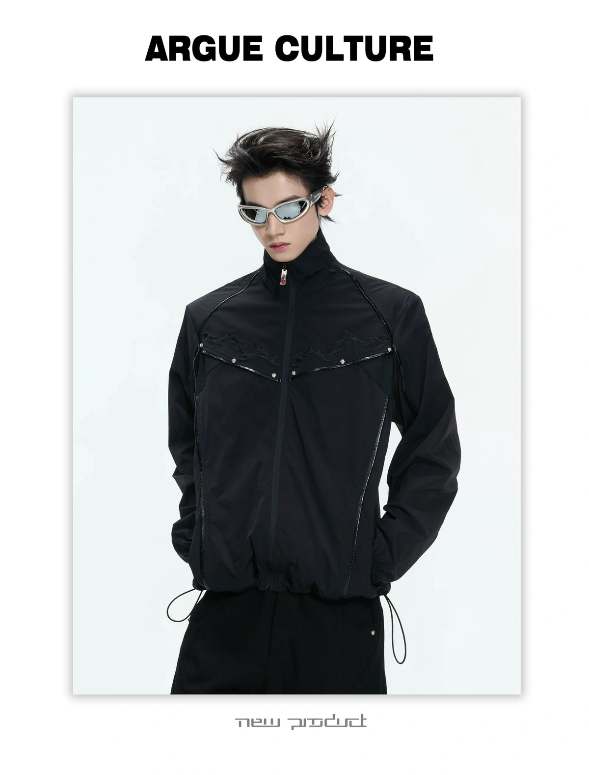 UPF 50+ Embroidered Stand-Collar Sun Jacket - description image 6