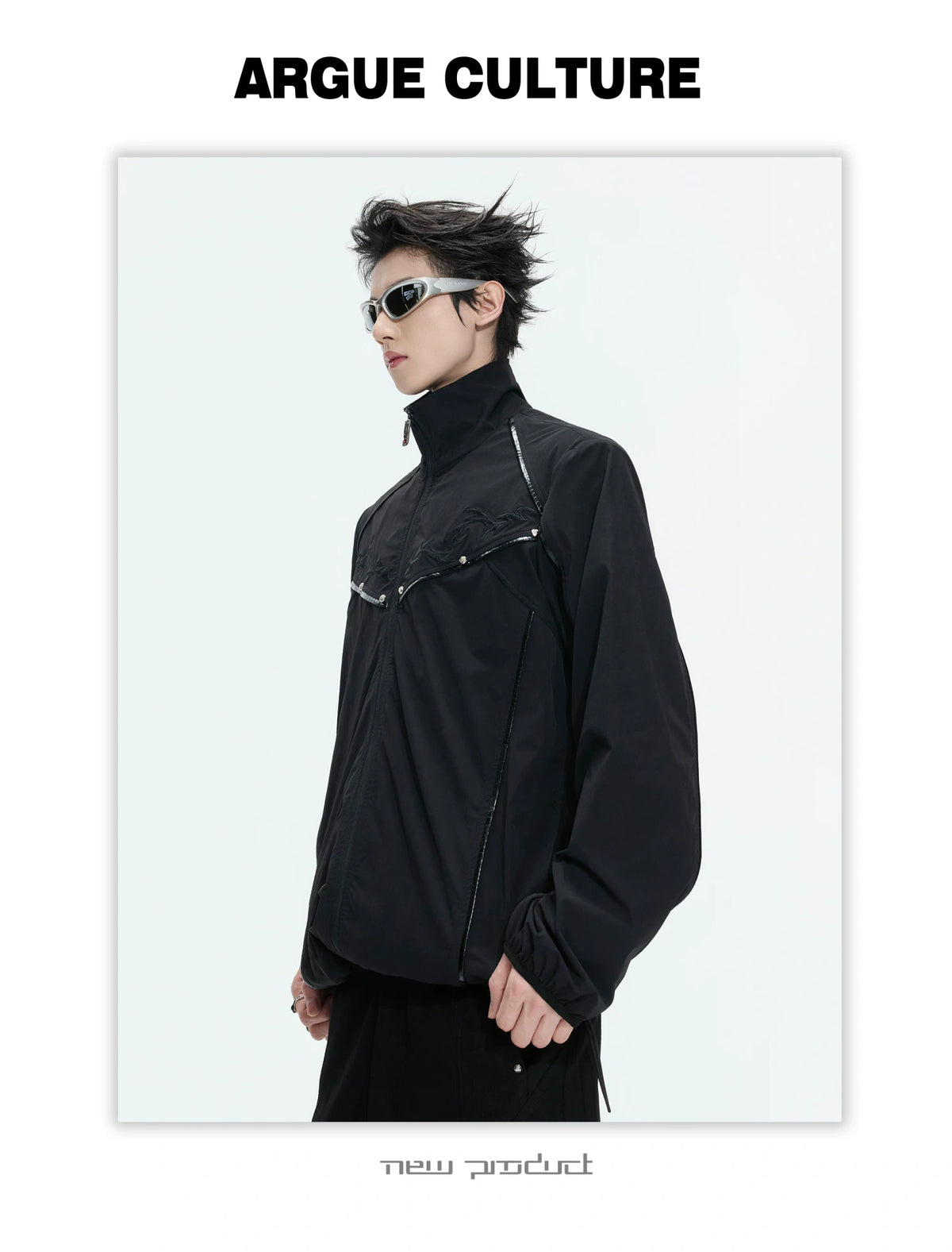 UPF 50+ Embroidered Stand-Collar Sun Jacket - description image 7