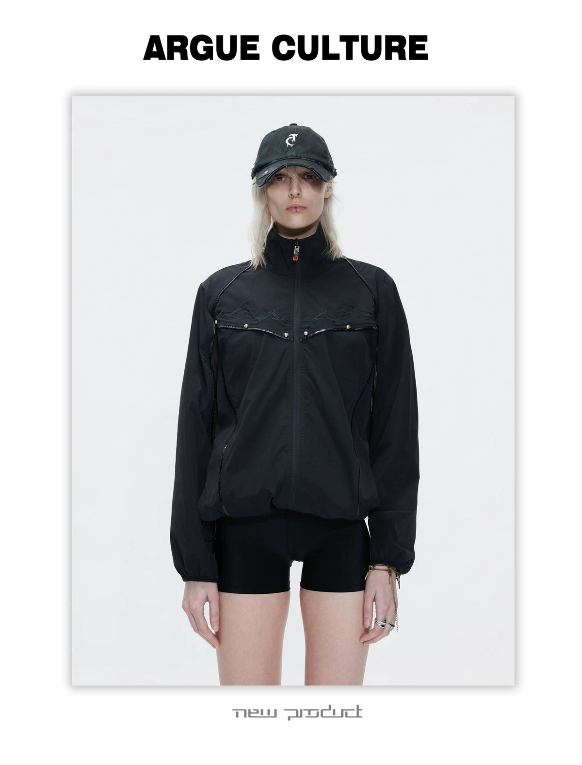 UPF 50+ Embroidered Stand-Collar Sun Jacket - description image 15
