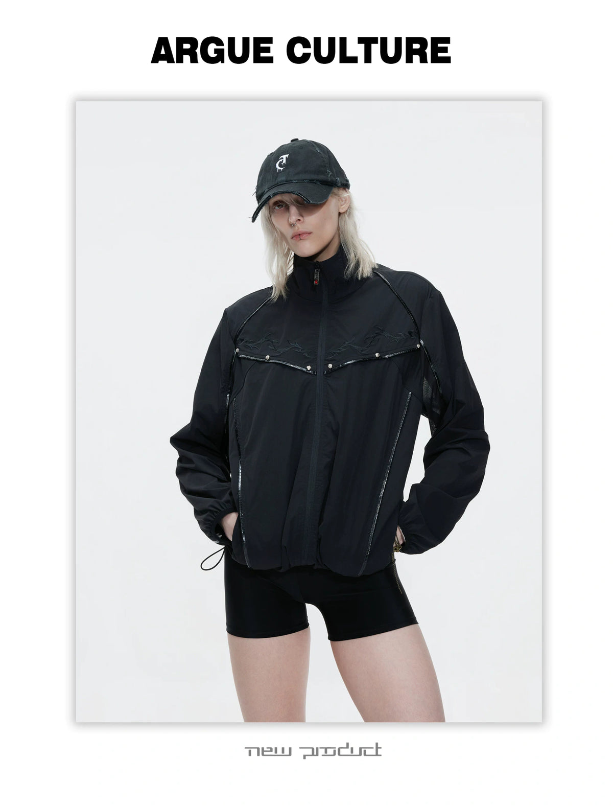 UPF 50+ Embroidered Stand-Collar Sun Jacket - description image 16