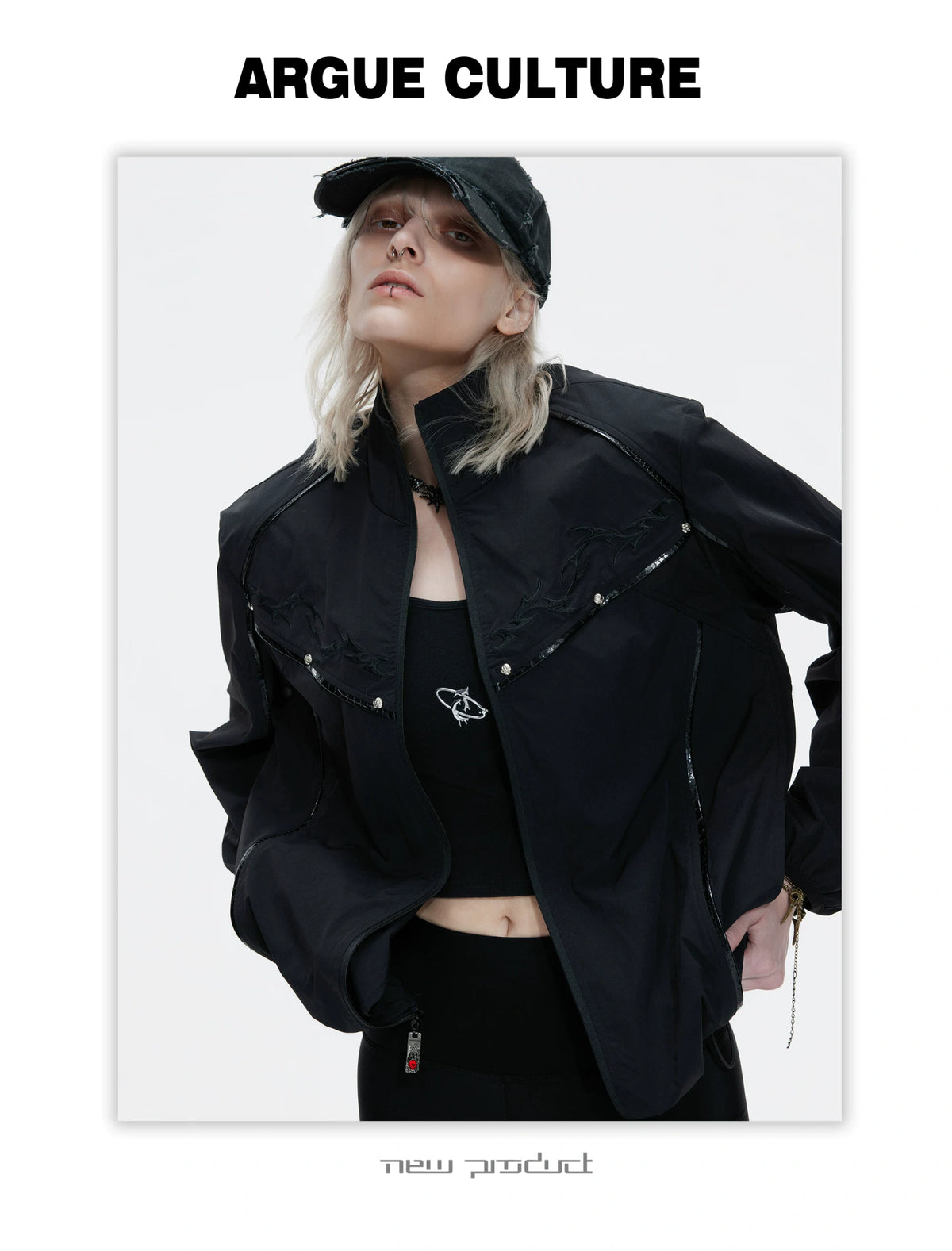 UPF 50+ Embroidered Stand-Collar Sun Jacket - description image 19