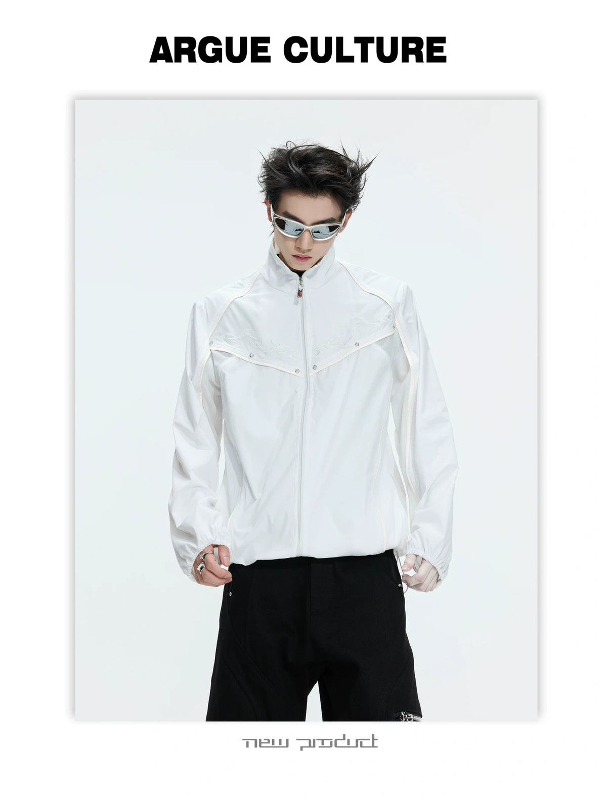 UPF 50+ Embroidered Stand-Collar Sun Jacket - description image 23