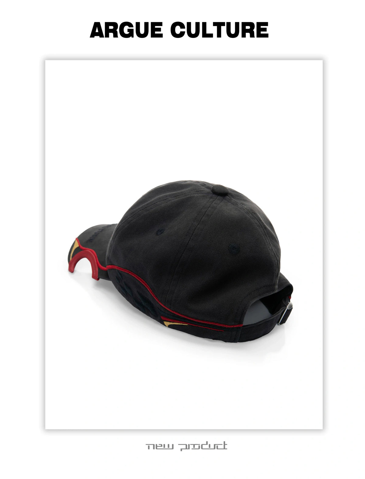 Embroidered Racing Baseball Cap in Washed Cotton Twill - description image 6