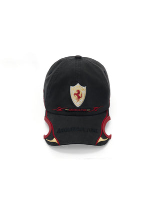 Embroidered Racing Baseball Cap in Washed Cotton Twill - main image 5