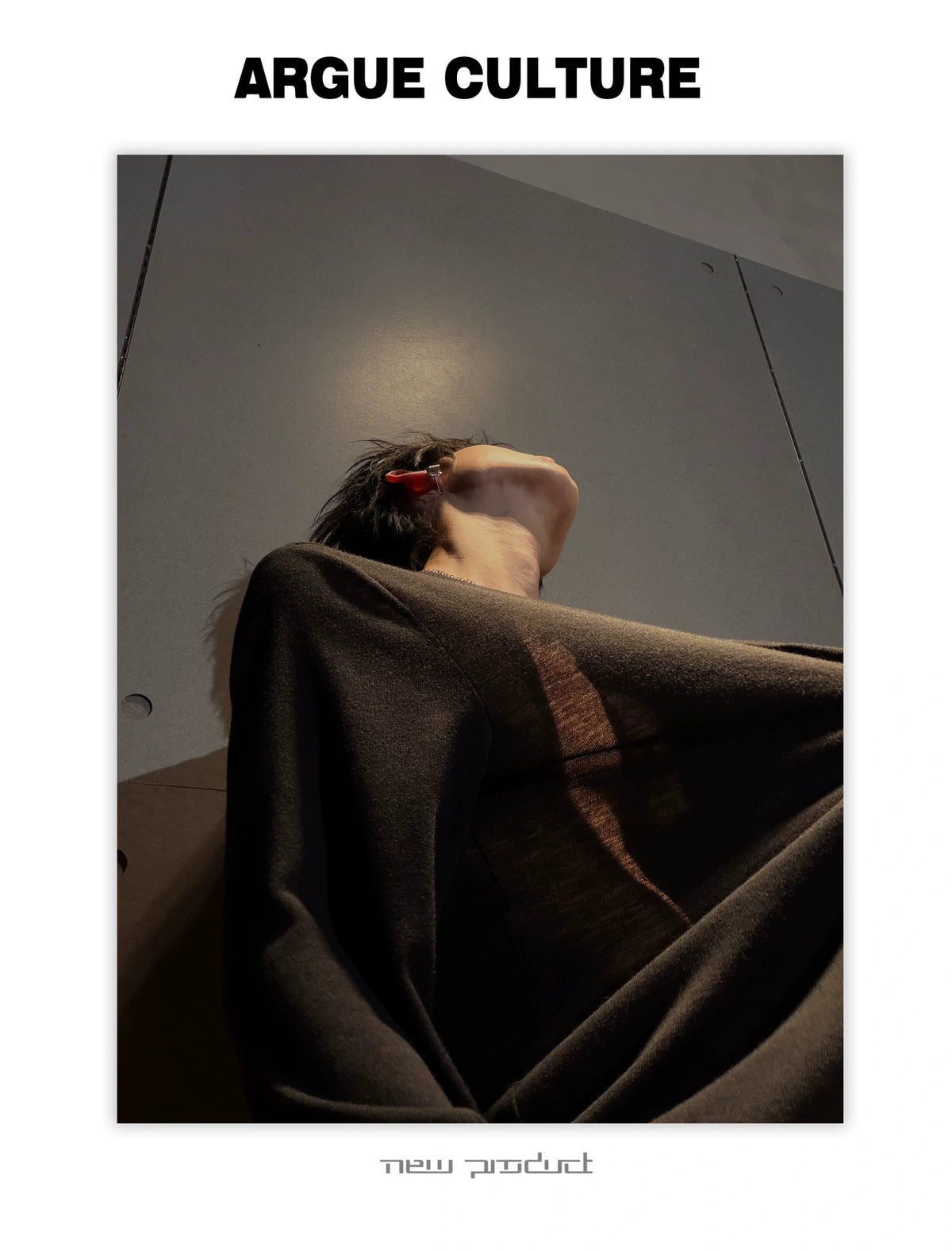Deep V-Neck Linen-Blend Long-Sleeve T-Shirt - description image 18