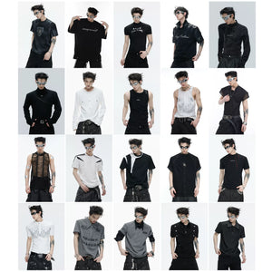 Selectable Stand-Collar Shirt | Long-Sleeve Streetwear - main image 2