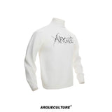 Selectable Stand-Collar Shirt | Long-Sleeve Streetwear - 1421 Beige