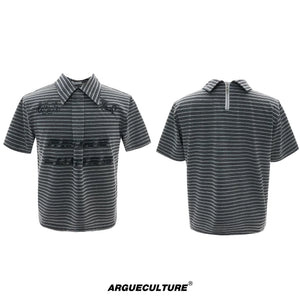 Selectable Stand-Collar Shirt | Long-Sleeve Streetwear - 1524 Black
