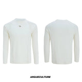 Selectable Stand-Collar Shirt | Long-Sleeve Streetwear - 1345 White