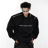 Selectable Stand-Collar Shirt | Long-Sleeve Streetwear - 6060 Black