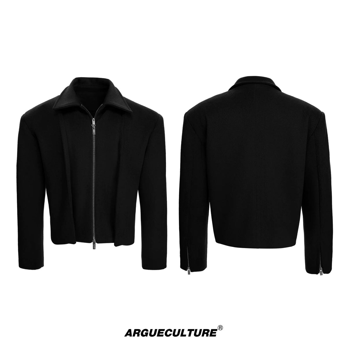 Solid Color Pullover Jacket | Unisex Streetwear - 1462 - Black