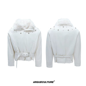 Solid Color Pullover Jacket | Unisex Streetwear - 0985 - White