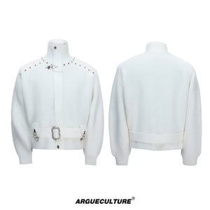 Solid Color Pullover Jacket | Unisex Streetwear - 1362 - White