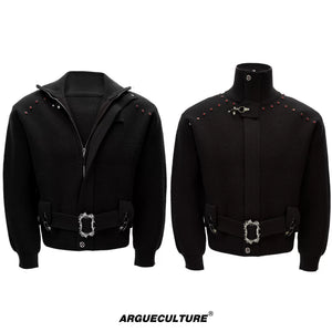 Solid Color Pullover Jacket | Unisex Streetwear - 1362 - Black