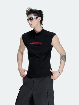 Structured Seam Sleeveless Tank Top | ARGUE CULTURE - main image 1