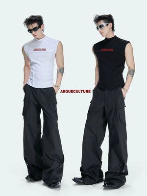 Structured Seam Sleeveless Tank Top | ARGUE CULTURE - main image 3