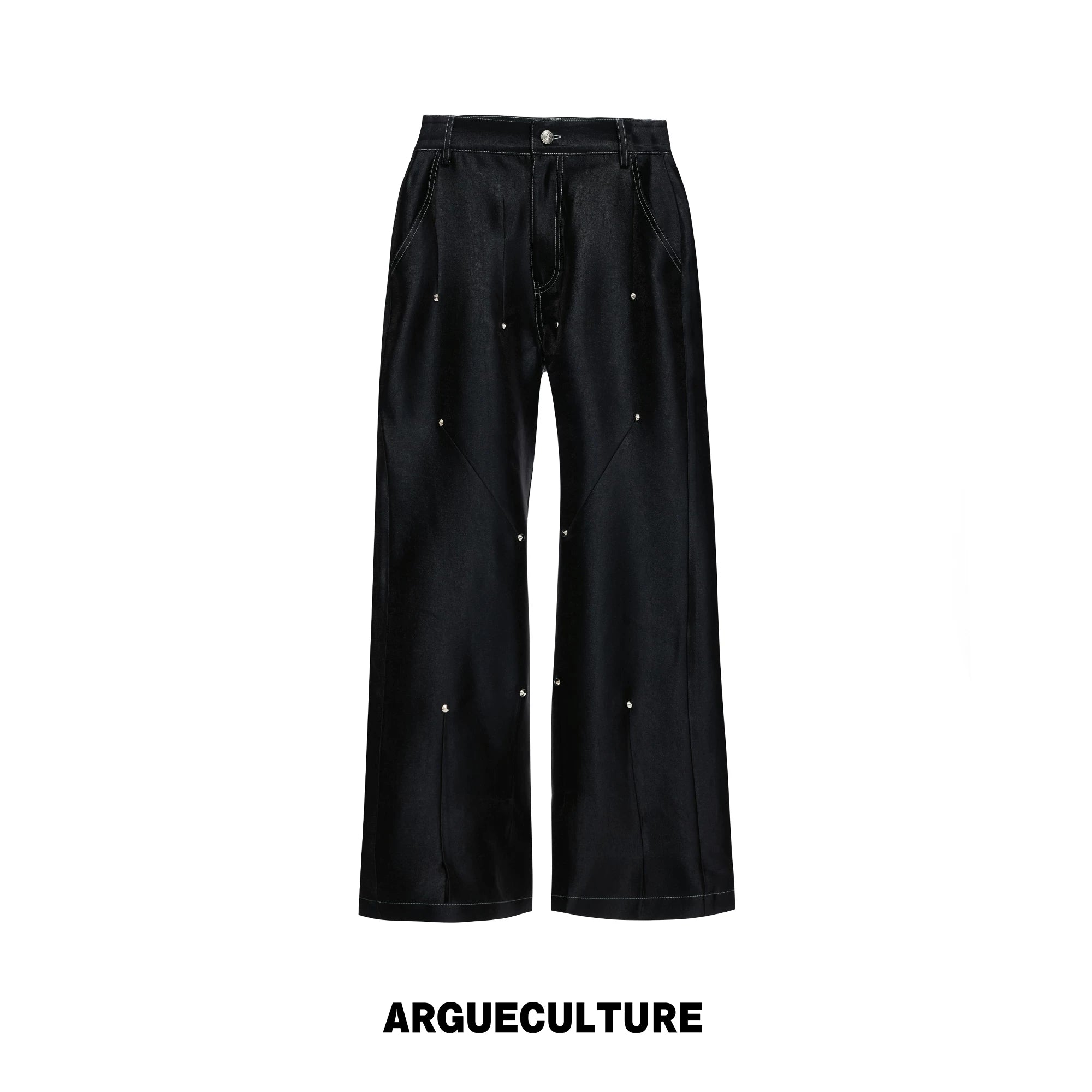 Napoleon Trim Short Jacket and Straight Pants - Pants / Black