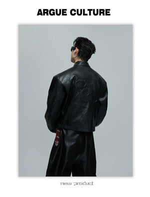 desc::3d-embossed-deconstructed-armor-moto-jacket-men-detail-img-22