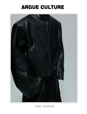 desc::3d-embossed-deconstructed-armor-moto-jacket-men-detail-img-25