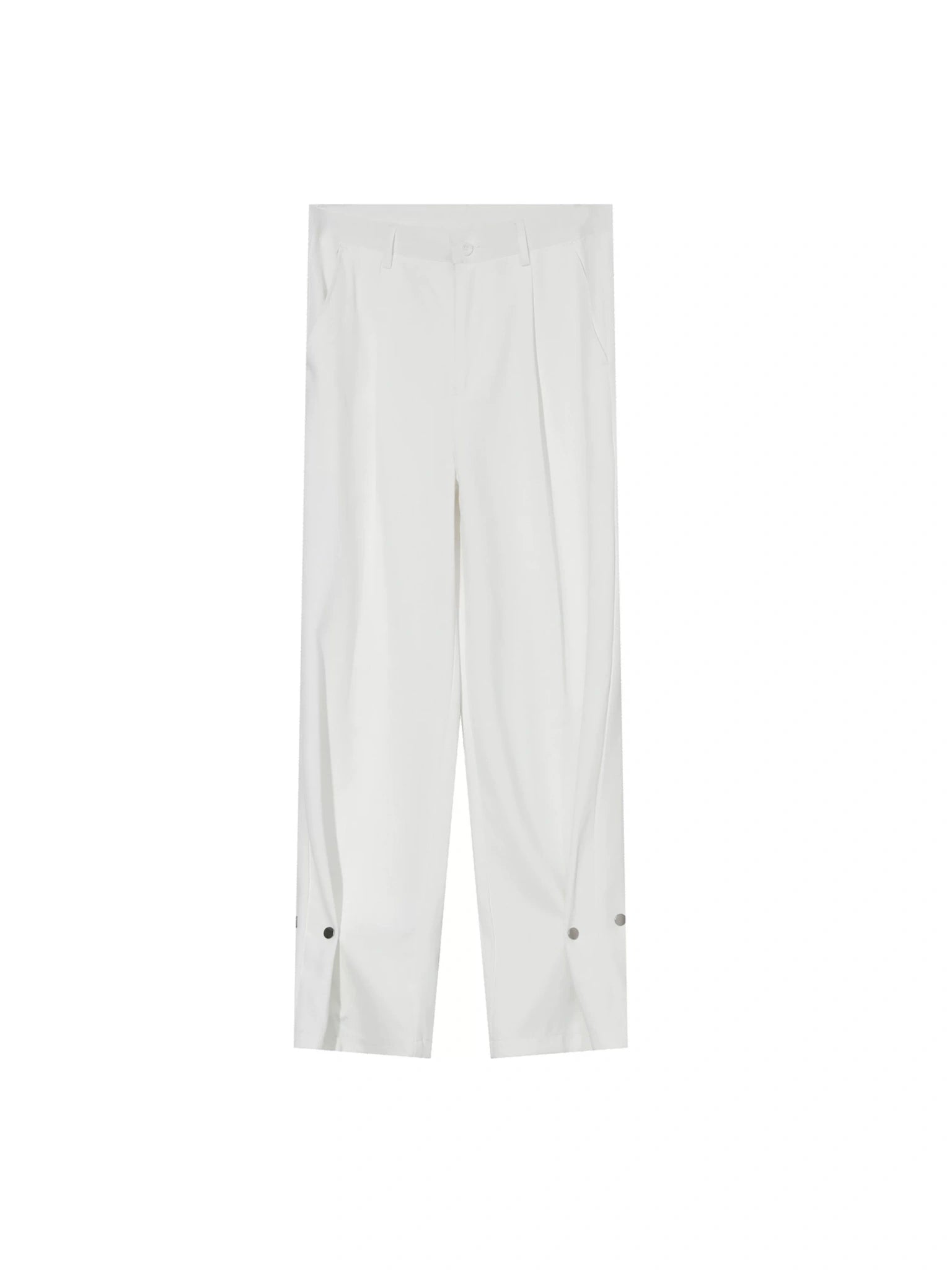 Relaxed Cotton-Modal Straight-Leg Trousers | White - main image 5
