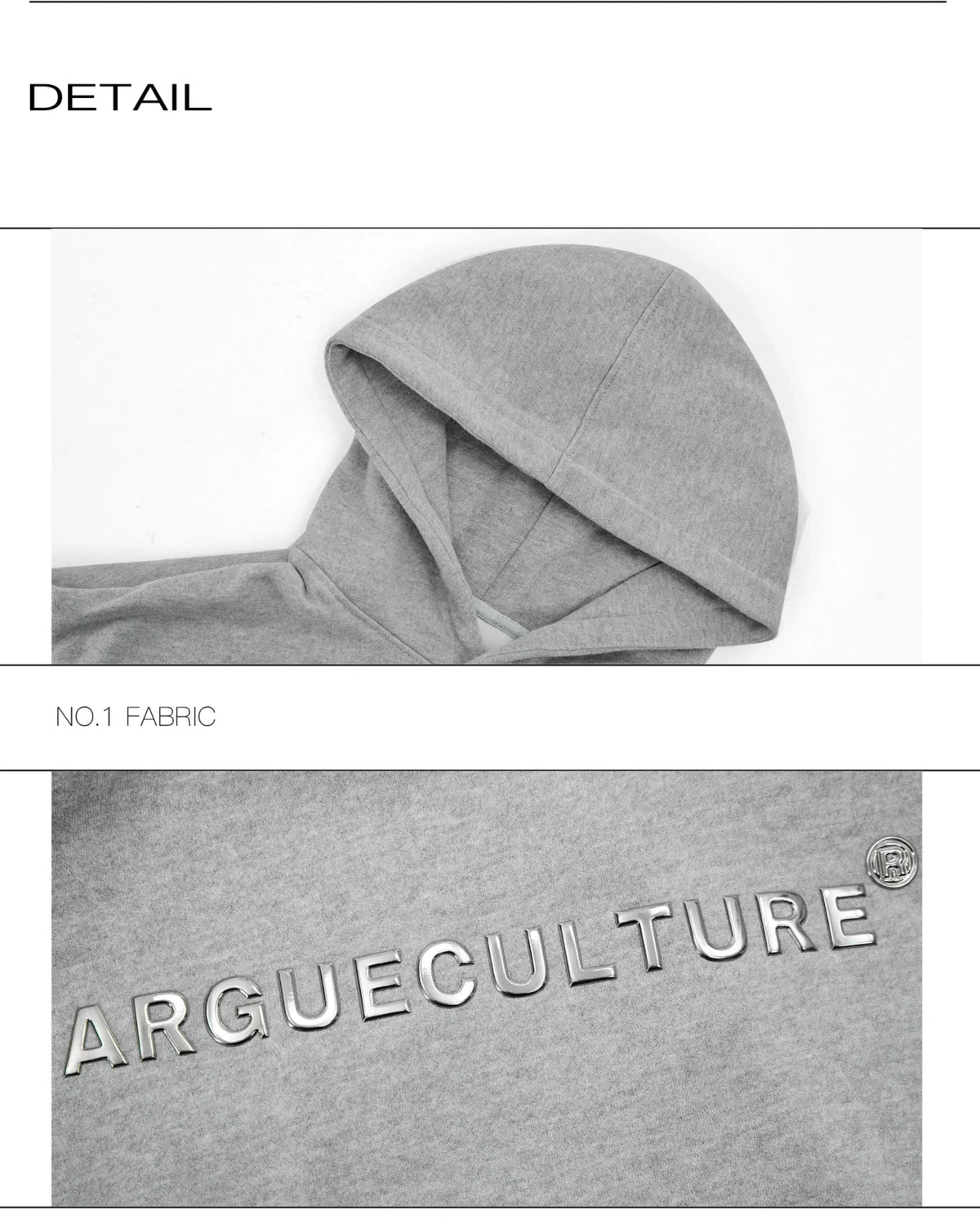 Metal Logo Fleece Hoodie | Relaxed Unisex Streetwear - description image 16