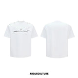 Cropped 3D Print Short-Sleeve Tee | Unisex Streetwear - White Top