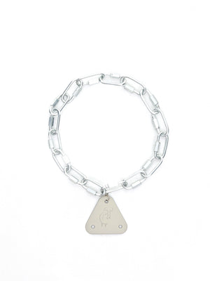 Metal Triangle Pendant Necklace | Avant-Garde Streetwear - main image 5