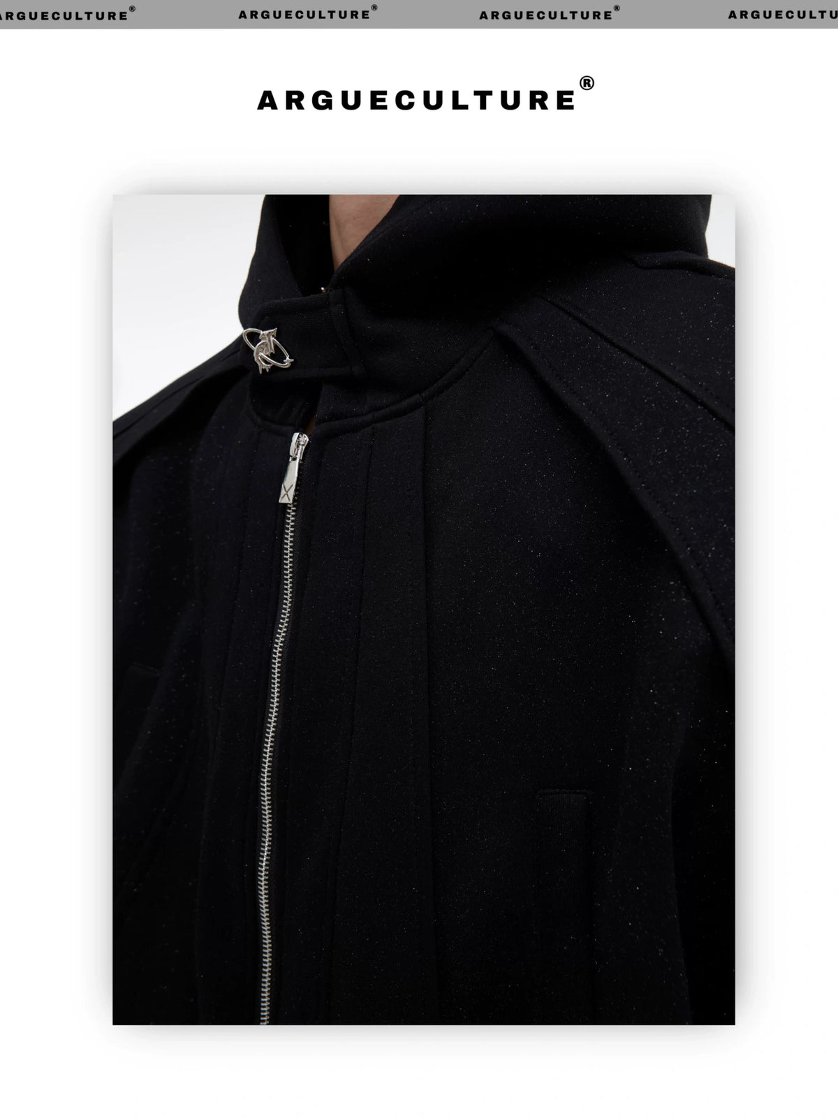 Shimmer Zip Hoodie & Pants Set | Avant-Garde Streetwear - description image 9