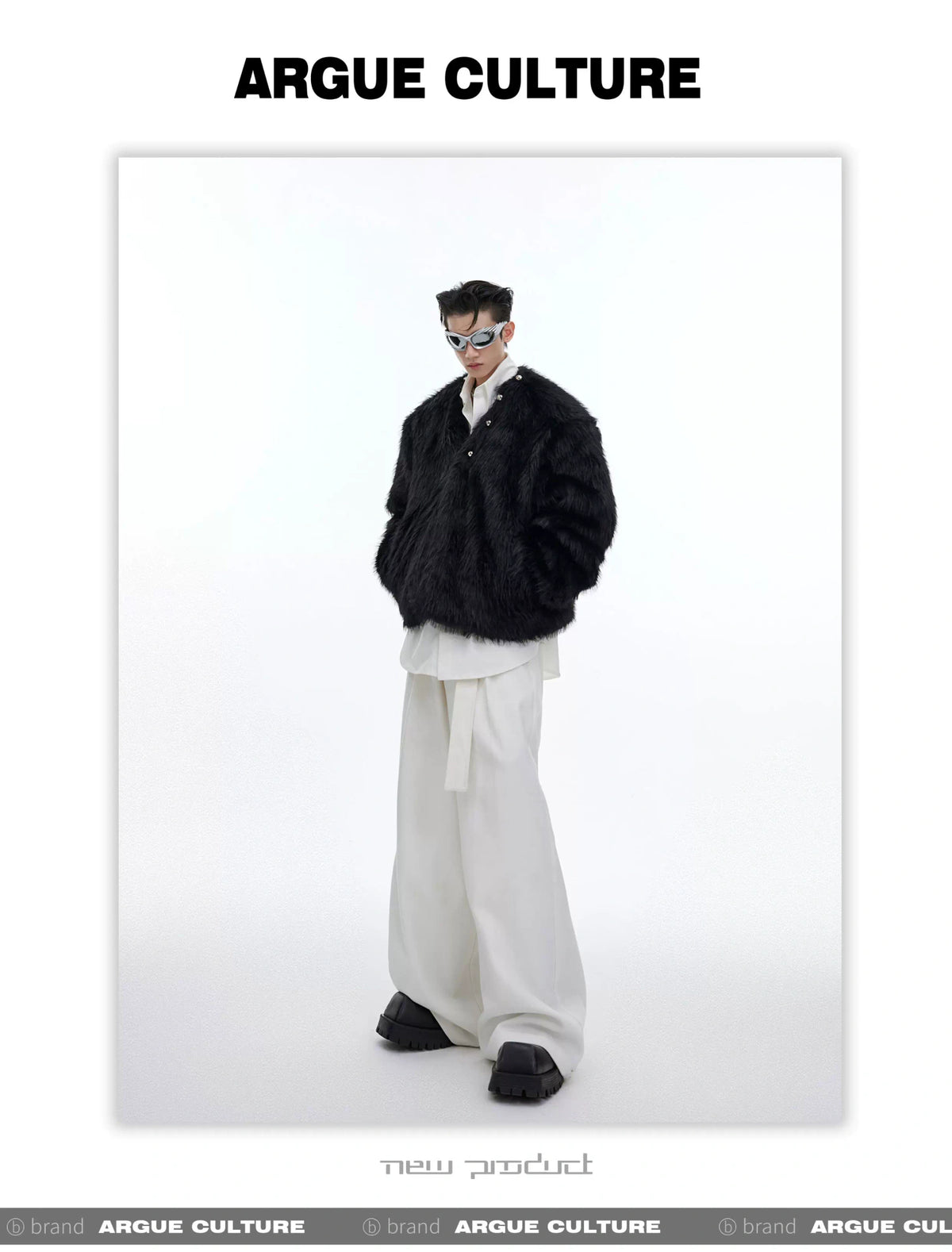 High-Waist Relaxed Utility Trousers | Unisex Streetwear - description image 2