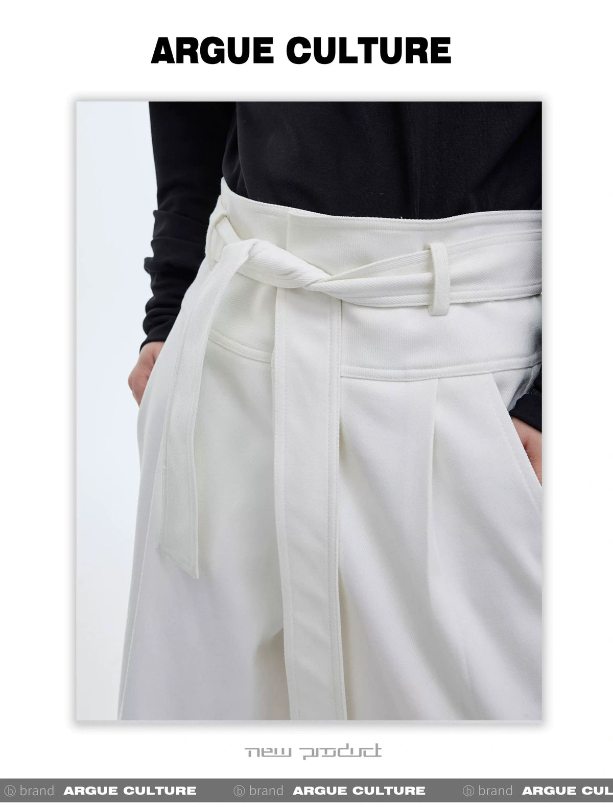 High-Waist Relaxed Utility Trousers | Unisex Streetwear - description image 4
