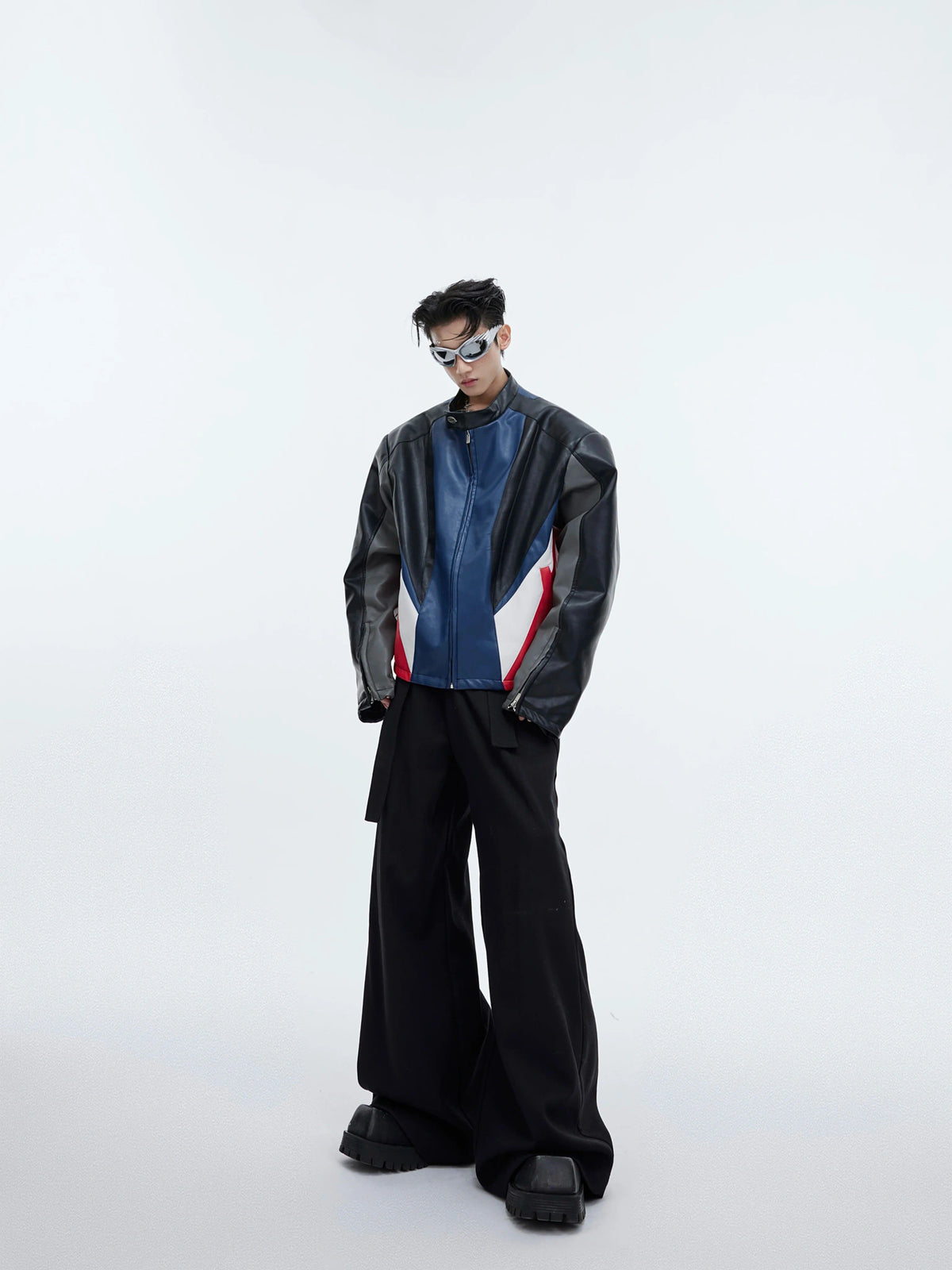 High-Waist Relaxed Utility Trousers | Unisex Streetwear - main image 5