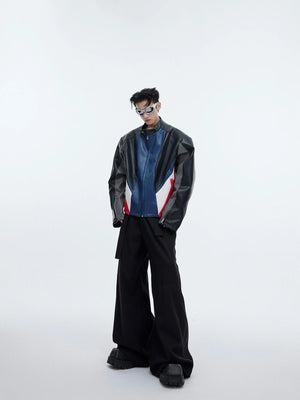 High-Waist Relaxed Utility Trousers | Unisex Streetwear - main image 5