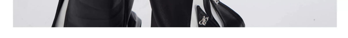 Oversized Deconstructed Washed Denim Jacket | Metal Trim - description image 10