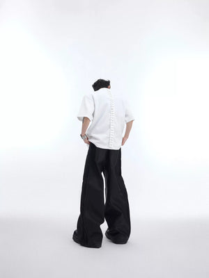 Deconstructed Metal Accent Oversized T-Shirt | Unisex - main image 4